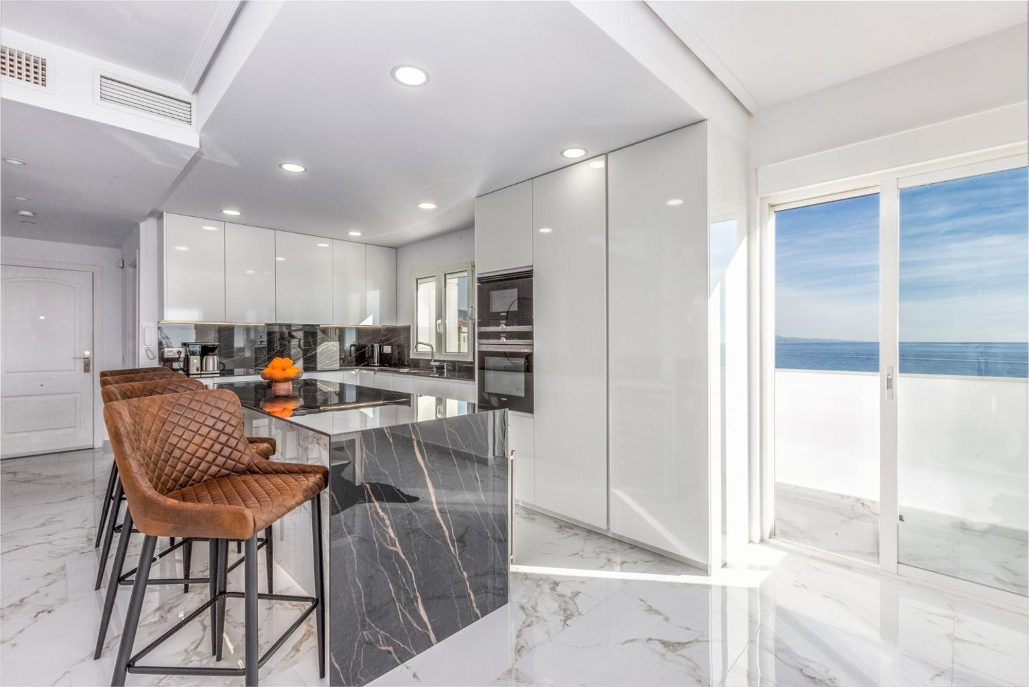 Beachfront Penthouse With Sea Views Puerto Banus Apartment Marbella